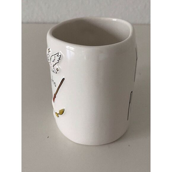 Rae Dunn X Harry Potter The Boy Who Lived Ceramic Mug Hedwig Patronus Wand NEW - Picture 6 of 12